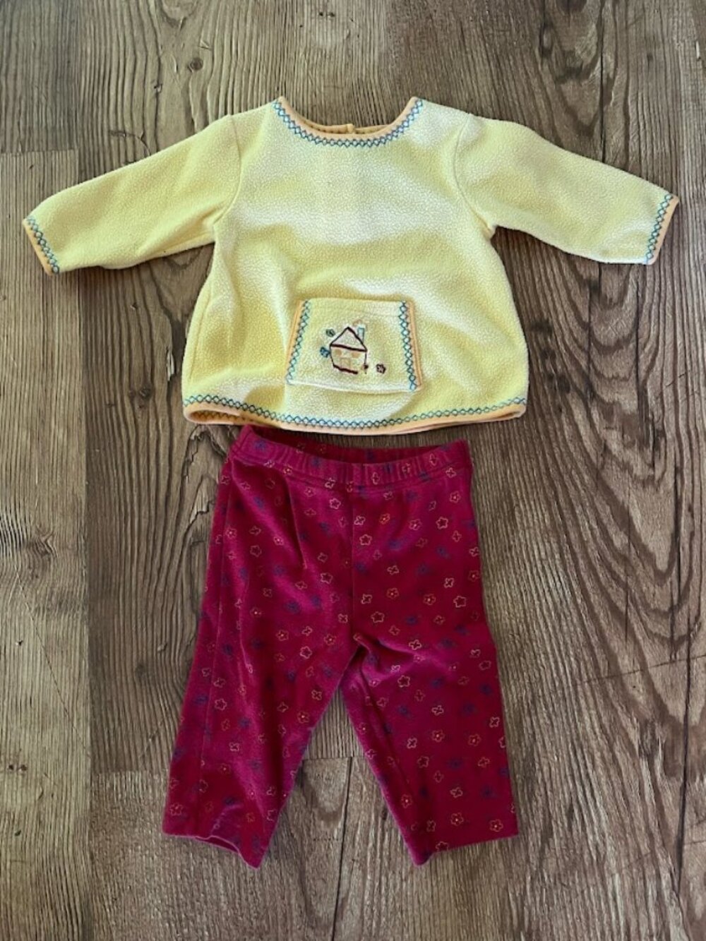 Simply Basic 2pc Fleece & Pants Set, 3/6 Months